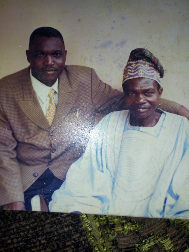 ELDER AYODELE AKANDE,, FCA, FCIT the Chairman,Interiem Committee,Akoko North West Local Government,AKNWLG AND HIS LATE FATHER PA JOHN MODUPE AKANDE